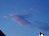 Beautiful pale pinkish cloud