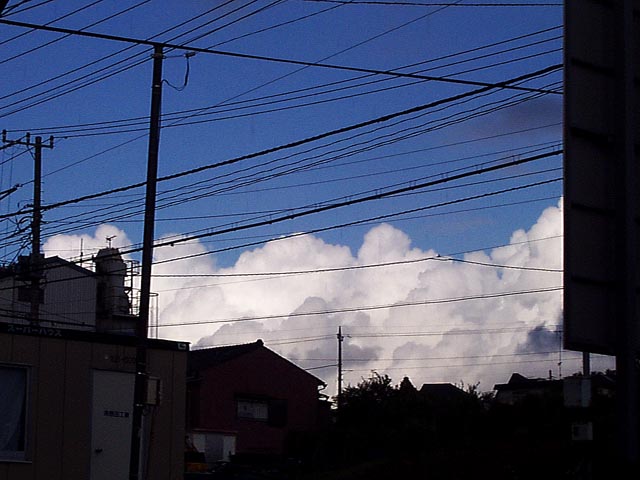 Gigantic columns of Clouds